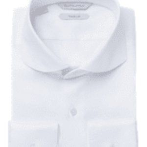 Suitsupply - WHITE HERRINGBONE TRAVELLER SHIRT - 17L - NWT